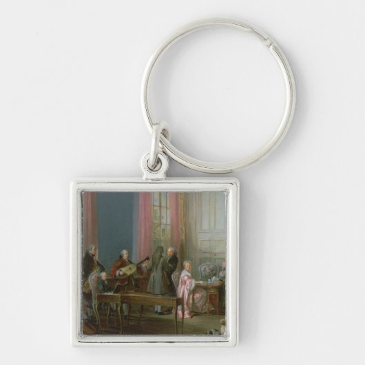 De jonge Mozart in de clavichord Sleutelhanger (Voorkant)
