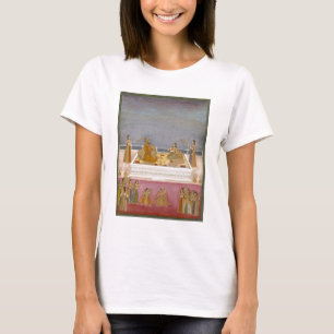 De jonge Mughal Emperor Muhammad Shah in een zee T-shirt