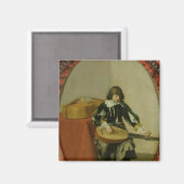 De jonge musicus magneet (Voorkant / Achterkant)