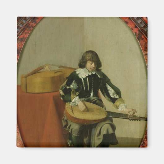 De jonge musicus magneet (Voorkant)