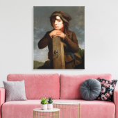 De jonge rondweg (door James Henry Beard) Canvas Afdruk (Insitu (Woonkamer))