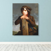 De jonge rondweg (door James Henry Beard) Canvas Afdruk (Insitu (Houten vloer))