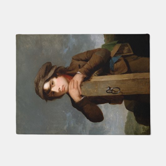 De jonge rondweg (door James Henry Beard) Deurmat (Voorkant)