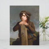 De jonge rondweg (door James Henry Beard) Kaart (Staand voorkant)