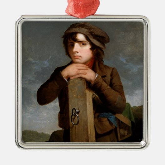 De jonge rondweg (door James Henry Beard) Metalen Ornament (Voorkant)