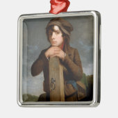 De jonge rondweg (door James Henry Beard) Metalen Ornament (Links)