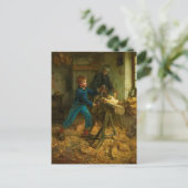 De jonge Sabot Maker van Henry Ossawa Tanner 1895 Briefkaart (Staand voorkant)