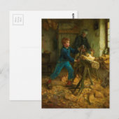 De jonge Sabot Maker van Henry Ossawa Tanner 1895 Briefkaart (Voorkant / Achterkant)