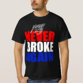 De jonge Shawty brak nooit meer T-shirt (Voorkant)