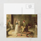 De jonge spaander (olie op doek) briefkaart (Voorkant / Achterkant)