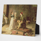 De jonge spaander (olie op doek) fotoplaat (Zijkant)