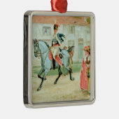 De jonge subaltern metalen ornament (Rechts)