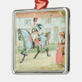 De jonge subaltern metalen ornament (Links)