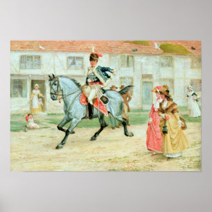 De jonge subaltern poster