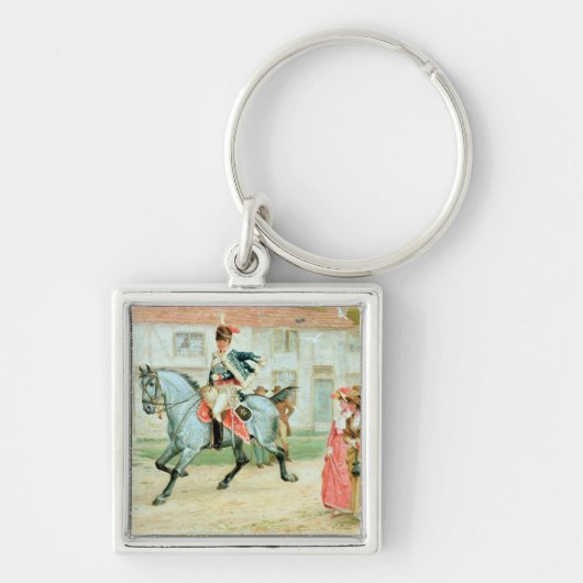 De jonge subaltern sleutelhanger (Voorkant)