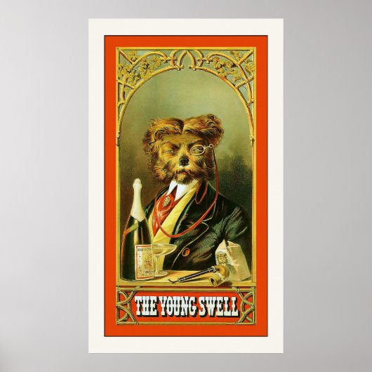 De jonge Swell ~ Tobacco Adverteren Poster (Voorkant)