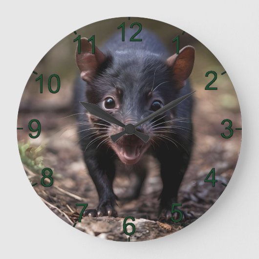 De jonge Tasmaanse duivel Grote Klok (Voorkant)