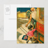 De jongen en de engel -  Briefkaart voor de feestd (Voorkant / Achterkant)