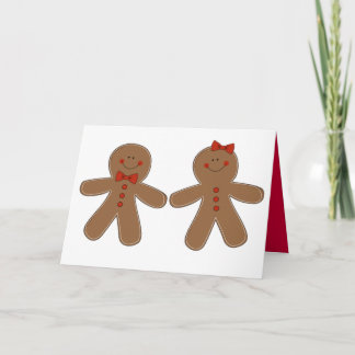 De Jongen en het Meisje van de peperkoek Feestdagen Kaart
