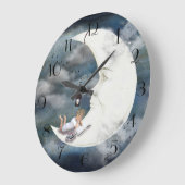 De jongen in de maan grote klok (Hoek)