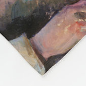 De jongen in de Rode Vest, Cezanne Fleece Deken (Hoek)