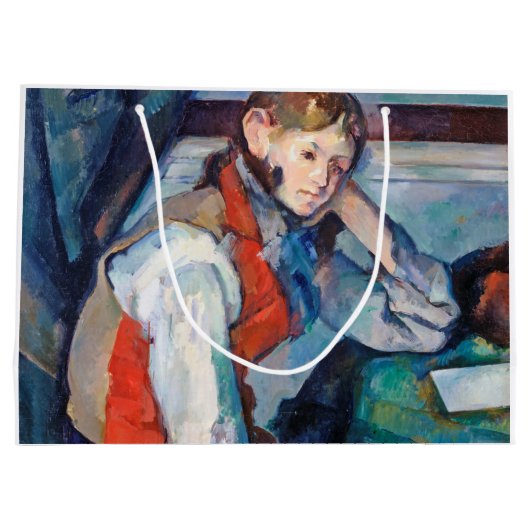 De jongen in de Rode Vest, Cezanne Groot Cadeauzakje (Achterkant)