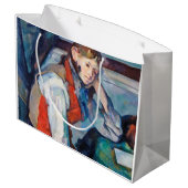 De jongen in de Rode Vest, Cezanne Groot Cadeauzakje (Achterkant Gekanteld)