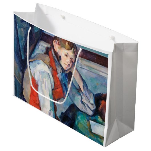 De jongen in de Rode Vest, Cezanne Groot Cadeauzakje (Voorkant Gekanteld)