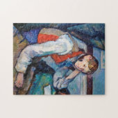 De jongen in de Rode Vest, Cezanne Legpuzzel (Horizontaal)