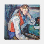 De jongen in de Rode Vest, Cezanne Magneet (Voorkant)