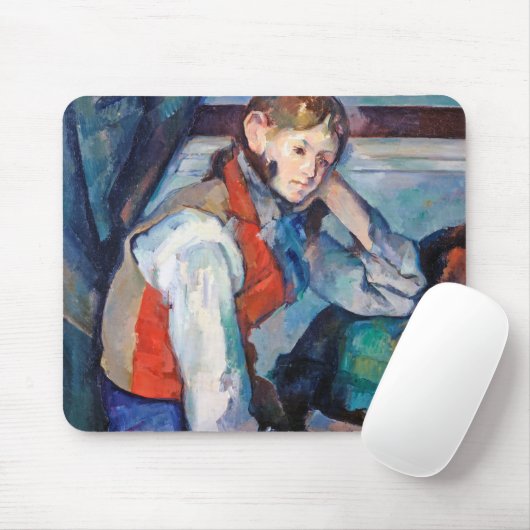 De jongen in de Rode Vest, Cezanne Muismat (Met muis)