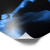 De jongen in het Blue Hot Guy Poster (Hoek)