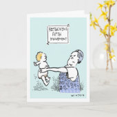 De Jongen van Beethoven_Baby Kaart (Gele Bloem)