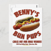 De Jongen van het Broodje van Benny Briefkaart (Voorkant / Achterkant)