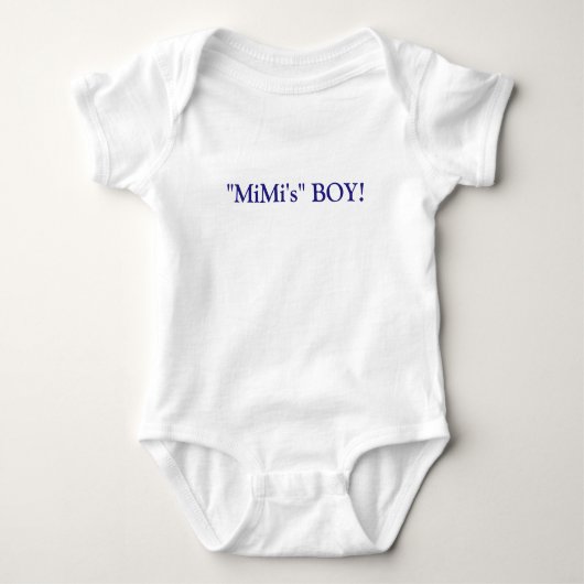 De jongen van MiMi! Baby T-shirt (Voorkant)