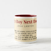 De jongen volgende mok van de deur (Center)