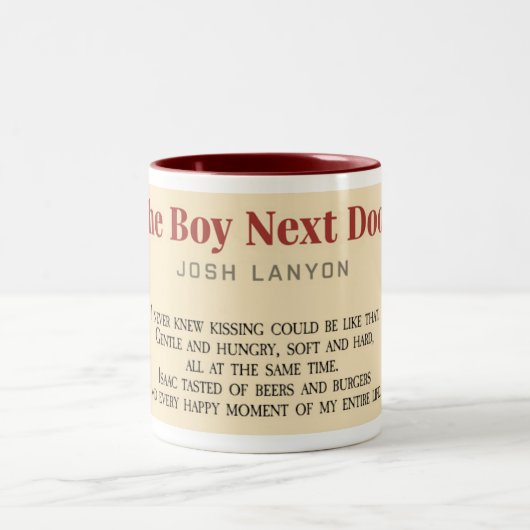 De jongen volgende mok van de deur (Center)