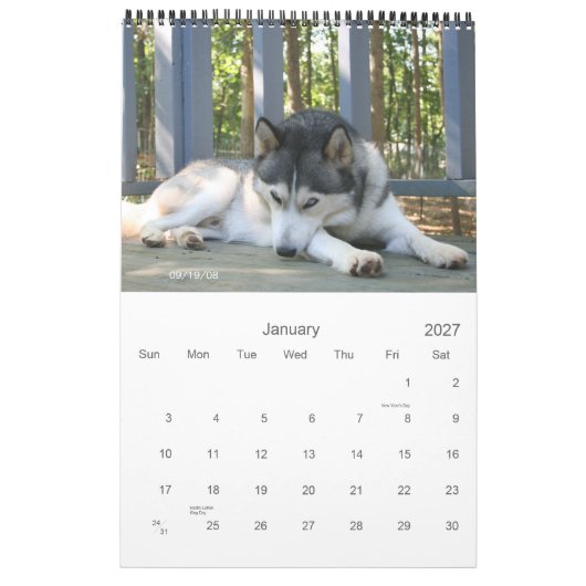 De jongens kalender (Jan 2027)