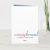 De jongens ruiken Wenskaart Kaart (Achterkant)