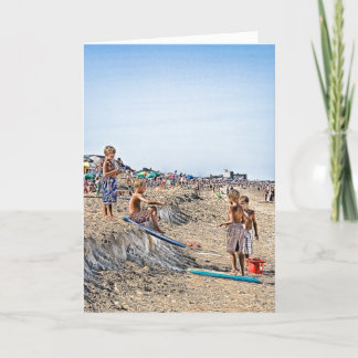 De jongens schuren het Surfen de Kaart van de