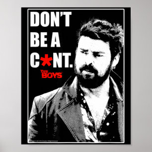 De Jongens Slager Wees Niet Een... Klein Poster