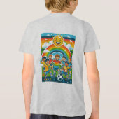 De jongens Tri-Blend shirt (Achterkant)