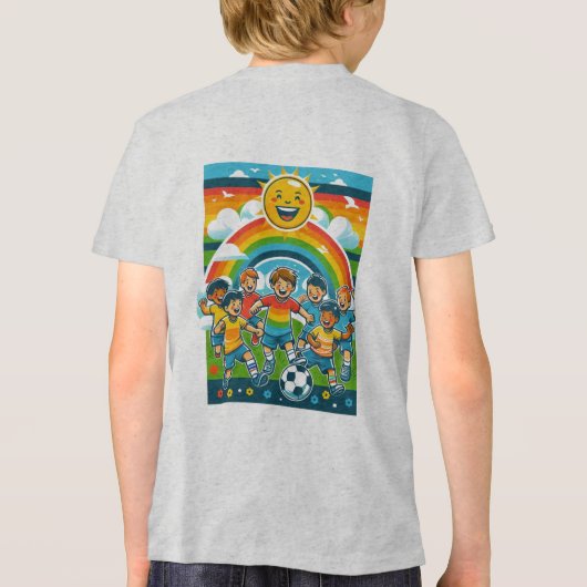 De jongens Tri-Blend shirt (Achterkant)