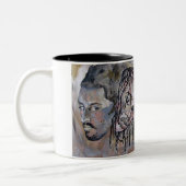 De jongens tweekleurige koffiemok (Links)