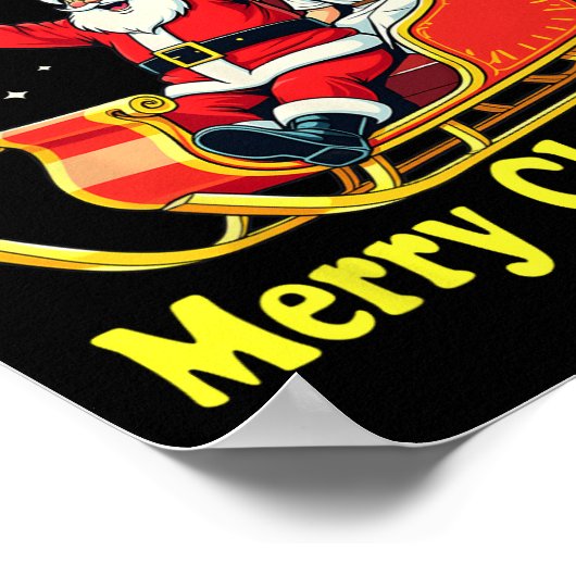 De jongens zijn terug in de stad! Vrolijk kerstfee Poster (Hoek)