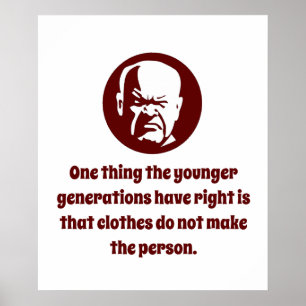 De jongere generaties hebben gelijk - Wis Poster