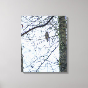 De jongeren op de Rand Verrekte Druk van het Canva Canvas Afdruk