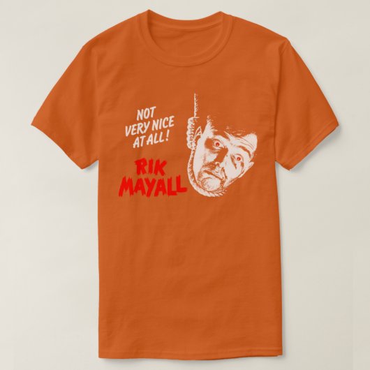 De jongeren Rik Mayall T-shirt (Design voorkant)