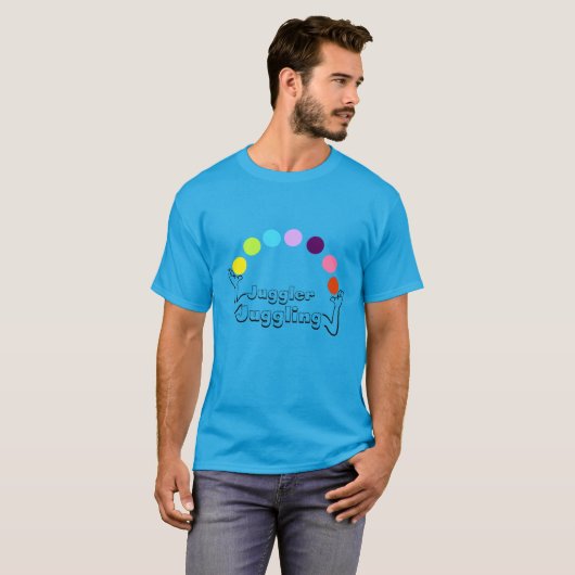 De jongler t-shirt (Voorkant volledig)