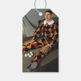 De jongleur (door Antonio Donghi) Cadeaulabel